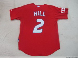 Toronto Blue Jays 2 hill red jerseys