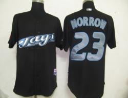 MLB Toronto Blue Jays 23# Morrow Black Jerseys