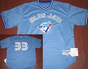 Toronto Blue Jays #33 Scott Rolen Light Blue Jersey