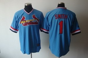 st louis cardinals 1 ozzie smith cooperstown blue [82833] - $17.30 ...