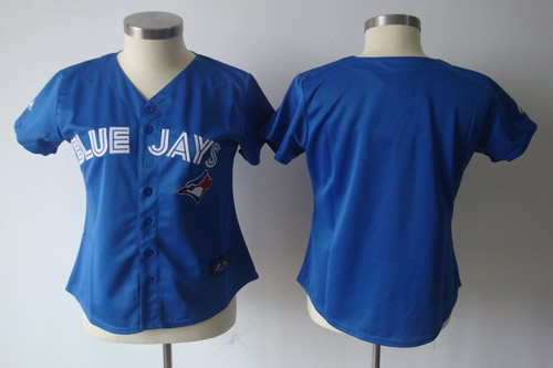 Women MLB Toronto Blue Jays blank blue Jerseys