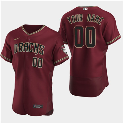 Men's Arizona Diamondbacks Custom 2020 Alternate Flexbase Jersey