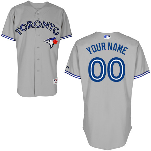 Youth's Toronto Blue Jays Majestic Gray Custom Cool Base Jersey