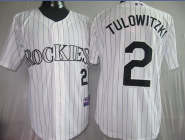 colorado rockies 2 tulowitzki white jerseys