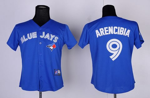 youth Toronto Blue Jays 9 ARENCIBIA jersey Blue 2012 jersey