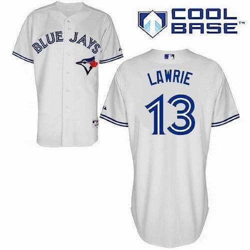 youth 2012 toronto blue jays 13 brett lawrie white cool base jersey