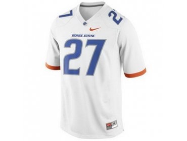 Boise State Broncos 27 Jay Ajayi White College Football NCAA Jerseys