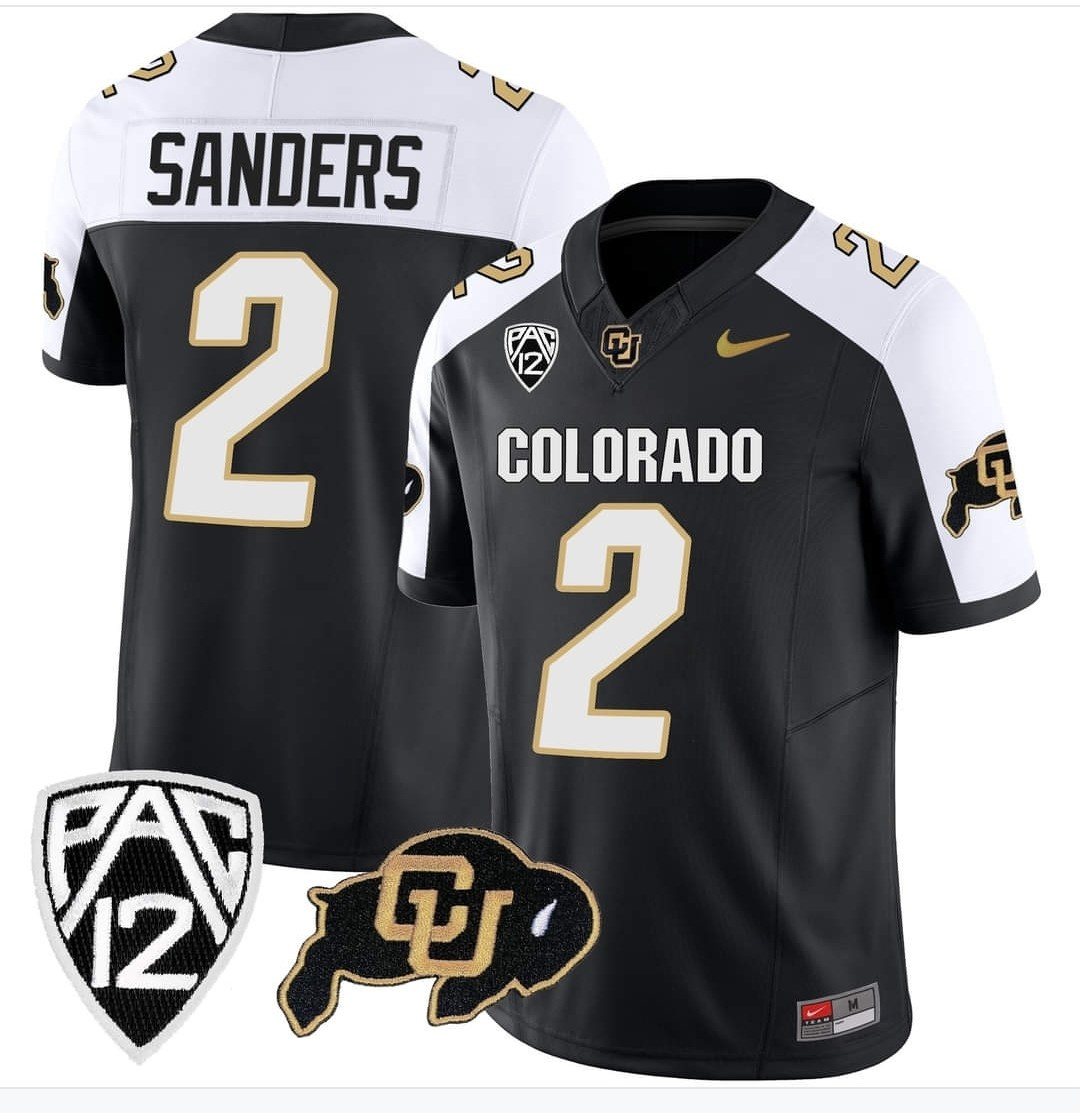 2023 Colorada Buffaloes #2 Shedeur Sanders White Vapor Limited Jerseys