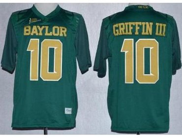 Baylor Bears Lache 10 Rebort Griffin Green NCAA Jerseys