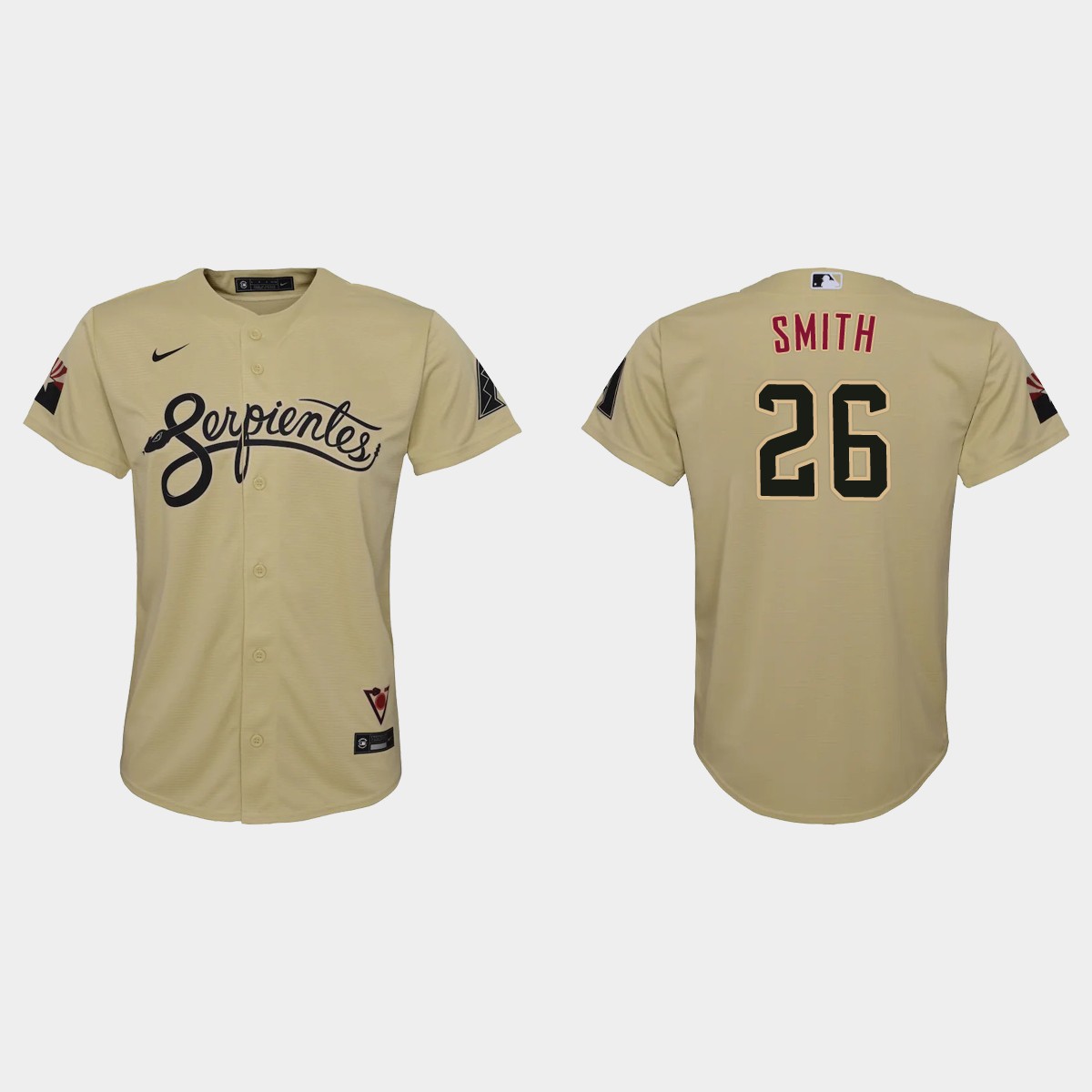 Arizona Diamondbacks #26 Pavin Smith Youth Nike 2021 City Connect MLB Jersey Gold