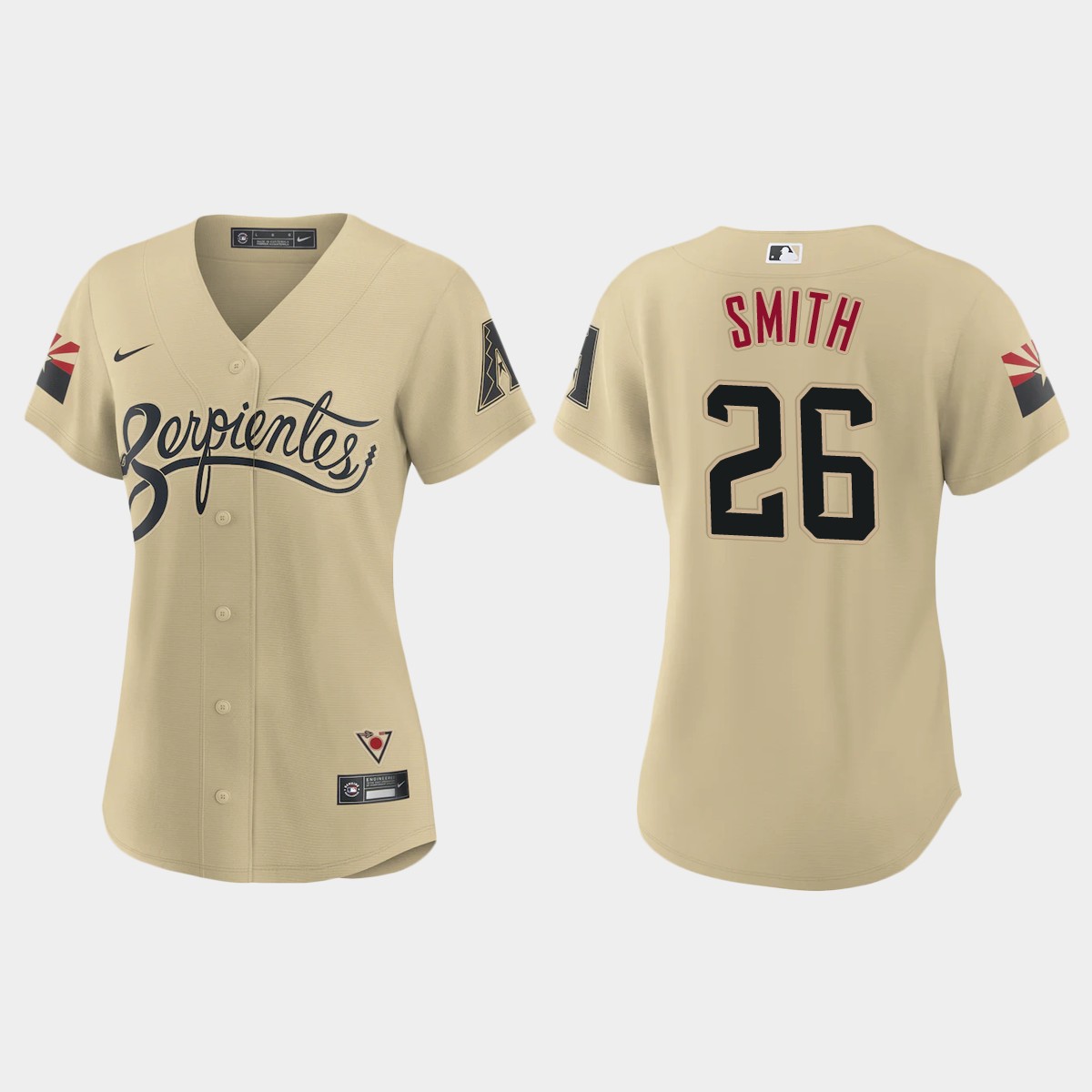 Arizona Diamondbacks #26 Pavin Smith Women's Nike 2021 City Connect MLB Jersey Gold