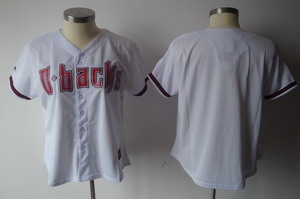 women arizona diamondbacks blank white jerseys