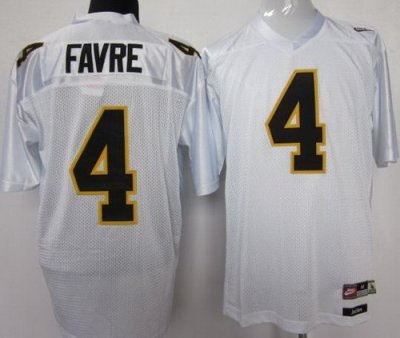 southern mississippi gold eagles #4 brett favre white ncaa jerseys