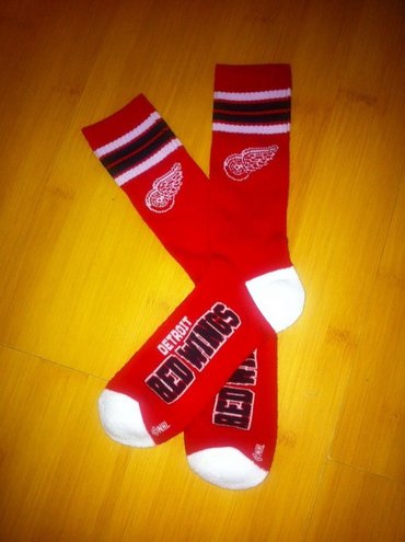 NHL Detroit Red Wings Socks