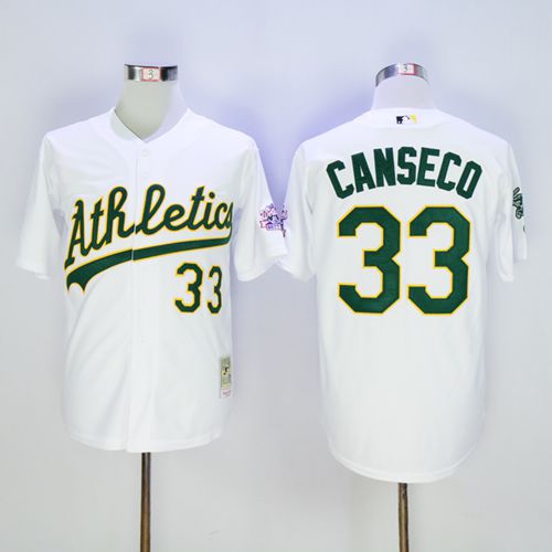 Mitchell And Ness Athletics #33 Jose Canseco White