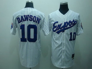 montreal expos 10 andre dawson white jerseys throwback