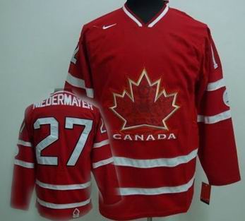 Ice Hockey 2010 OLYMPIC Team Canada 27 NIEDERMAYER red jersey