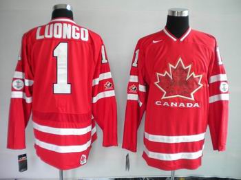 Ice Hockey 2010 OLYMPIC Team Canada 1 LUONGO red jersey