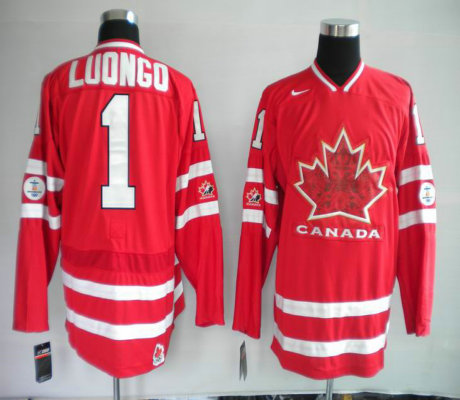 Jerseys 1 LUONGO Red Olympic