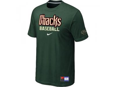 Arizona Diamondbacks Crimson D.Green NEW Short Sleeve Practice T-Shirt