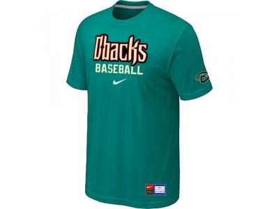 Arizona Diamondbacks Crimson Green NEW Short Sleeve Practice T-Shirt