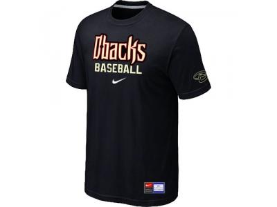 Arizona Diamondbacks Crimson Black NEW Short Sleeve Practice T-Shirt