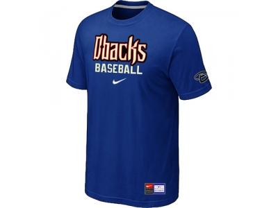 Arizona Diamondbacks Crimson Blue NEW Short Sleeve Practice T-Shirt