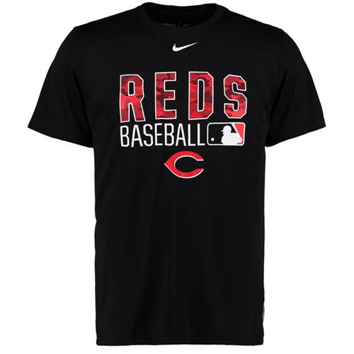 Cincinnati Reds Nike 2016 AC Legend Team Issue 1.6 T-Shirt Black