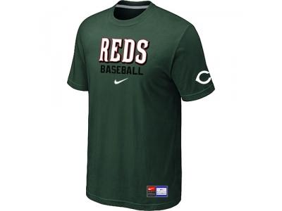 Cincinnati Reds D.Green NEW Short Sleeve Practice T-Shirt