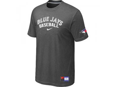 Toronto Blue Jays D.Grey NEW Short Sleeve Practice T-Shirt