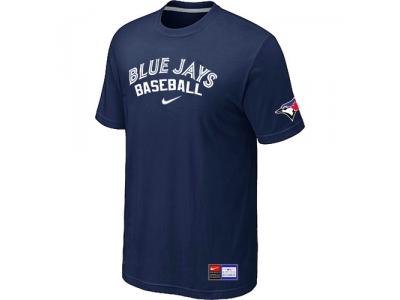 Toronto Blue Jays D.Blue NEW Short Sleeve Practice T-Shirt