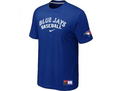 Toronto Blue Jays Blue NEW Short Sleeve Practice T-Shirt