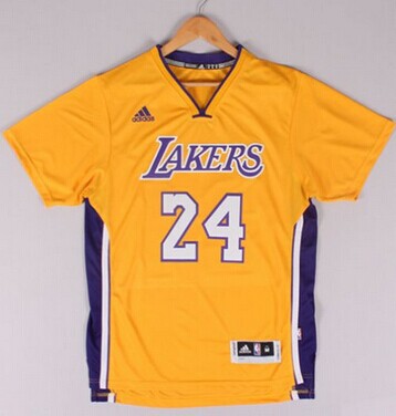 Los Angeles Lakers #24 Kobe Bryant New Gold Alternate Stitched NBA Jersey