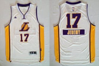 Los Angeles Lakers #17 Jeremy Lin White 2014-15 Christmas Day Stitched NBA Jersey