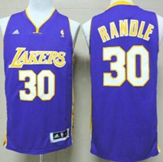 Revolution 30 Lakers #30 Julius Randle Purple NBA Jersey