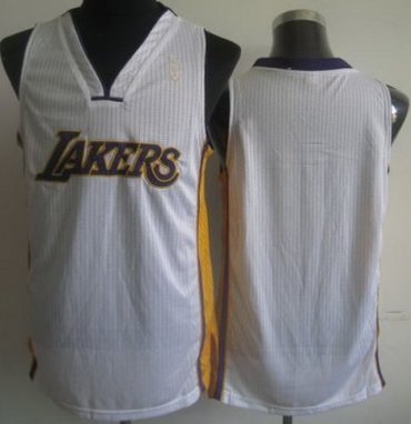 Los Angeles Lakers Blank White Revolution 30 NBA Jerseys