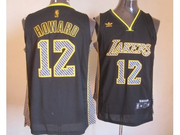 nba los angeles lakers #12 howard black(2013 new)