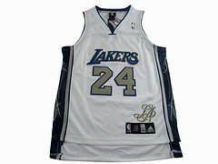 NBA Los Angeles Lakers 24 Kobe Bryant Mesh Ancient Ways Signature Edition White Jerseys