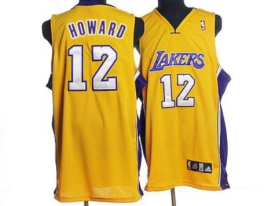 NBA Los Angeles Lakers #12 Dwight Howard Yellow(howard)