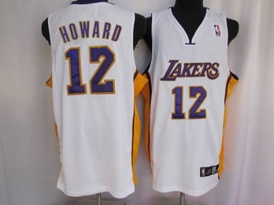 NBA Los Angeles Lakers #12 Dwight Howard White(howard)