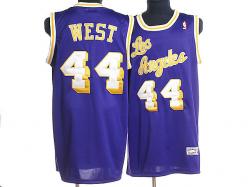 NBA Los Angeless Lakers #44 West Purple Jerseys