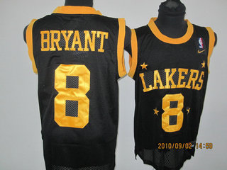 Los angels lakers 8 bryant black jerseys