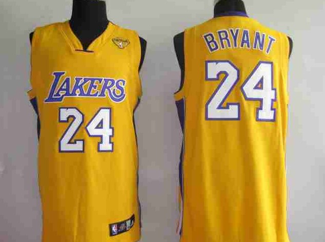 NBA Jersey Los Angeless Lakers 24# Kobe Bryant Orange[2010 Finals]