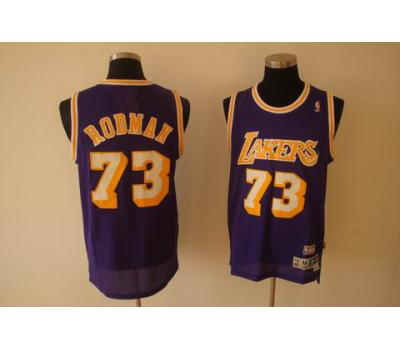 nba fans lakers #73 rodman purple(fans edition)