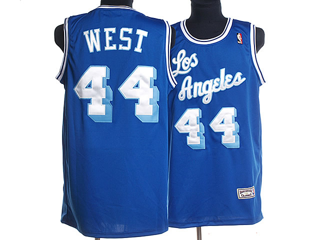 nba los angeles lakers #44 west m&n blue