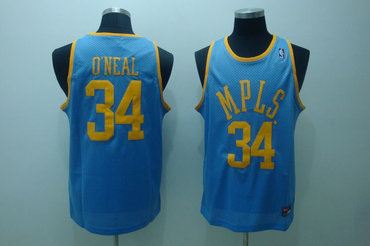 nba mpls #34 oneal blue (fans edition)