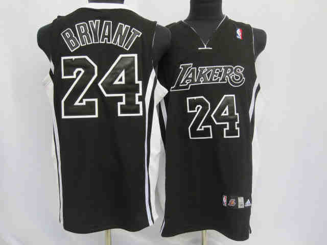 NBA Jerseys Lakers 24# BRYANT Black