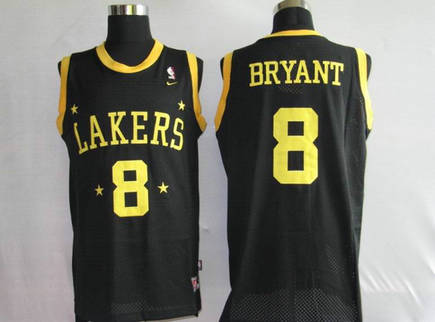 NBA Jerseys Lakers 8# BRYANT Black