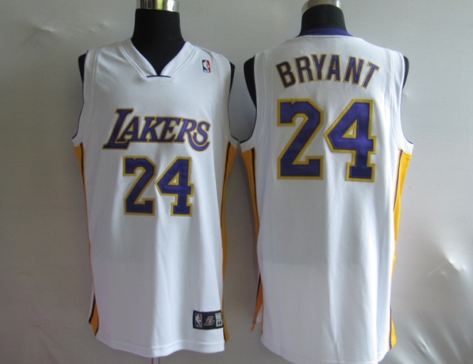 NBA Jersey Los Angeless Lakers 24# Kobe Bryant white