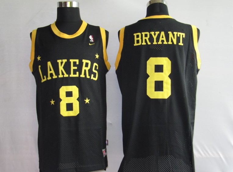 NBA Jersey Los Angeless Lakers 8# Bryant Black